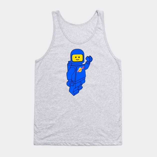 Spaceman! (Blue) Tank Top by HenriDefense